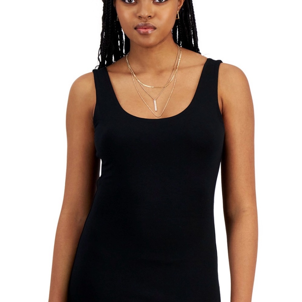 Black Sleeveless Bodycon Dress